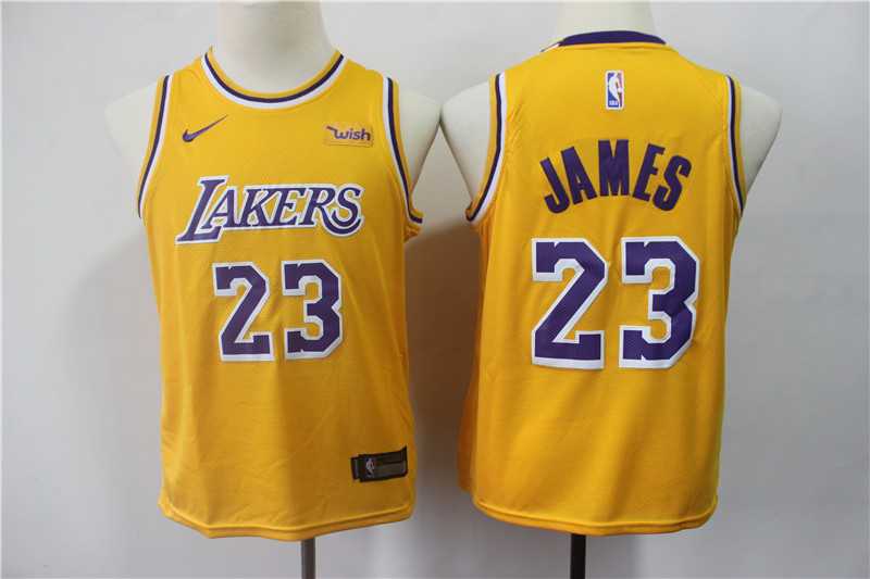 Youth Lakers 23 Lebron James Gold 2019 Nike Swingman Jersey,We sell and wholesale Youth Lakers 23 Lebron James Gold 2019 Nike Swingman Jersey on line form chian!